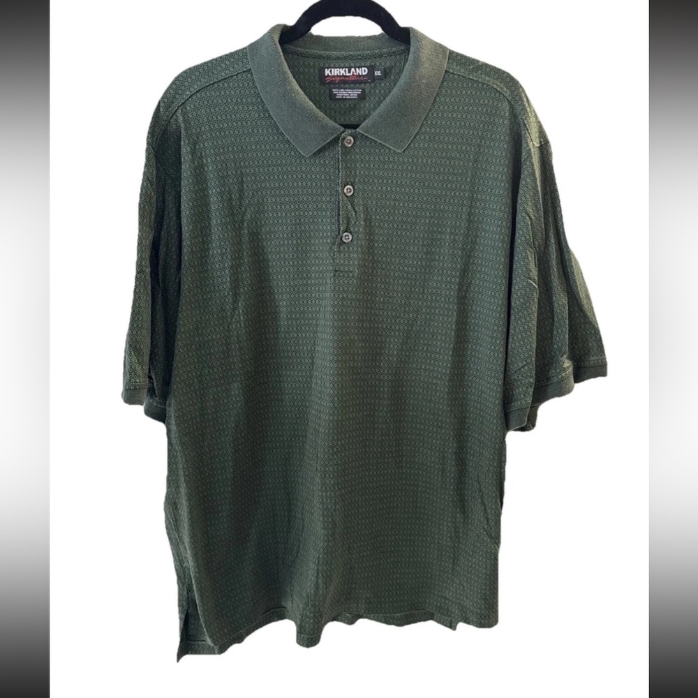 Kirkland Signature Men's Dark Green Polo XXL